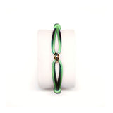 14K Tricolor Armband Double Knotted