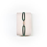 Crius Jewelry Repeating Trust Bracelet Christmas Green