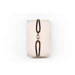 Crius Jewelry Repeating Trust Bracelet Dark Brown