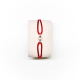 Crius Jewelry Repeating Trust Bracelet Burgundy Red