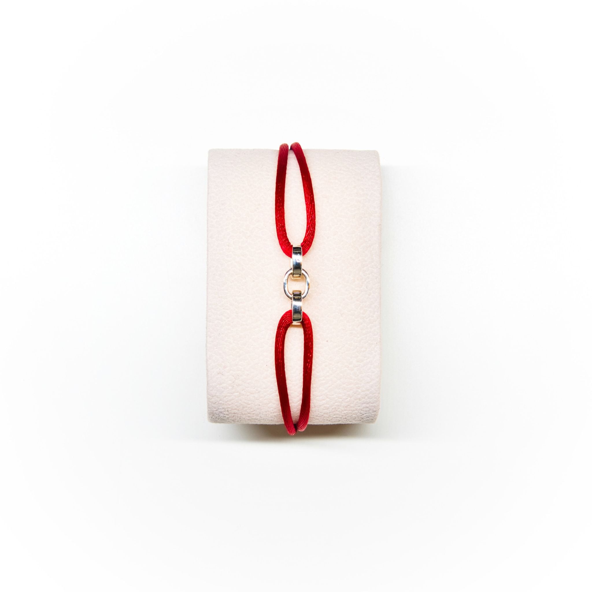 Crius Jewelry Repeating Trust Bracelet Burgundy Red
